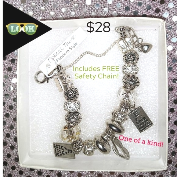 Optical Theme Beaded Bracelet - Picture 6 of 10